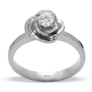  P�rlanta Tekta� G�l Y�z�k 0.23 Ct. Rose