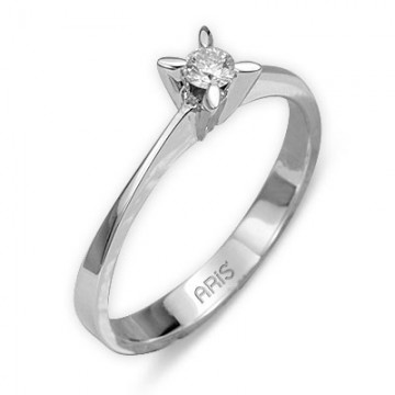  H Color 0,09 Carat Tekta� P�rlanta Y�z�k