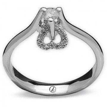 P�rlanta Alt�n Kalpli 0,18 Ct Tekta� Y�z�k