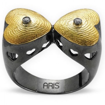 P�rlanta Parmak �zi Y�z�k Alt�n Forged