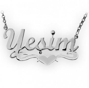  Alt�n �sim Kolye Ye�im Love