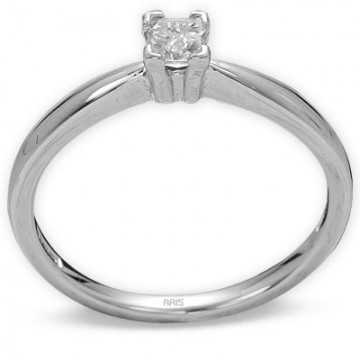 0.25 Ct P�rlanta Platin Tekta� Y�z�k