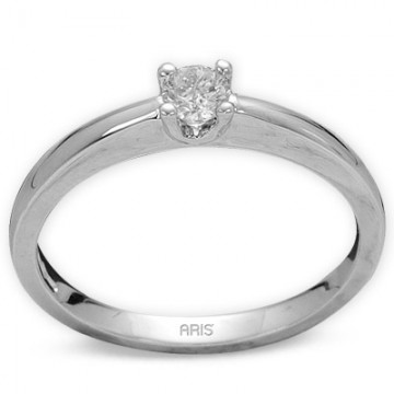 0.20 Ct P�rlanta Platin Tekta� Y�z�k