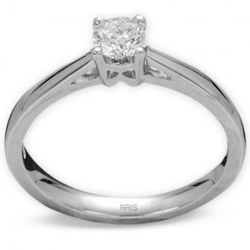 0.25 Ct P�rlanta Platin Tekta� Y�z�k
