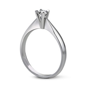  Kuyumcu Kuyumculuk Pırlanta Tektaş Miracle Yüzük (0.45 Ct. Görünüm)