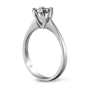  Kuyumcu Kuyumculuk Pırlanta Tektaş Miracle Yüzük (0.25 Ct Görünüm)
