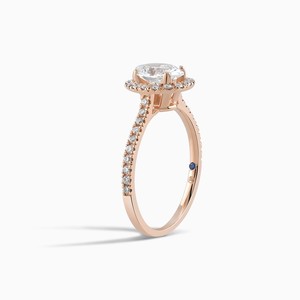  1.00 Karat Oval Lab Pırlanta Tektaş Yüzük