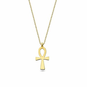 Sonsuz Yaşam Sembolü Altın Kolye (Ankh)